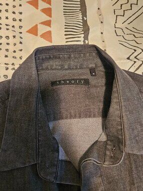 Theory medium long sleeve button shirt